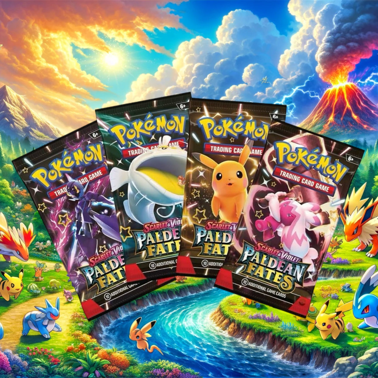 Scarlet and Violet Paldean Fates Booster Pack x1