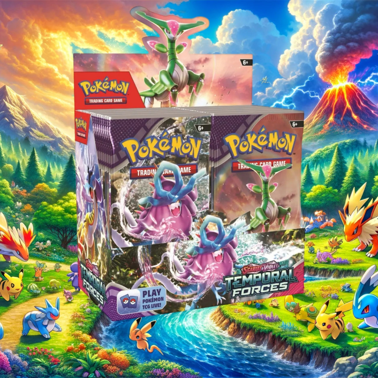 Scarlet and Violet Temporal Forces Booster Box