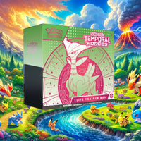 Thumbnail for Scarlet and Violet Temporal Forces Eilte Trainer Box- Iron Leaves